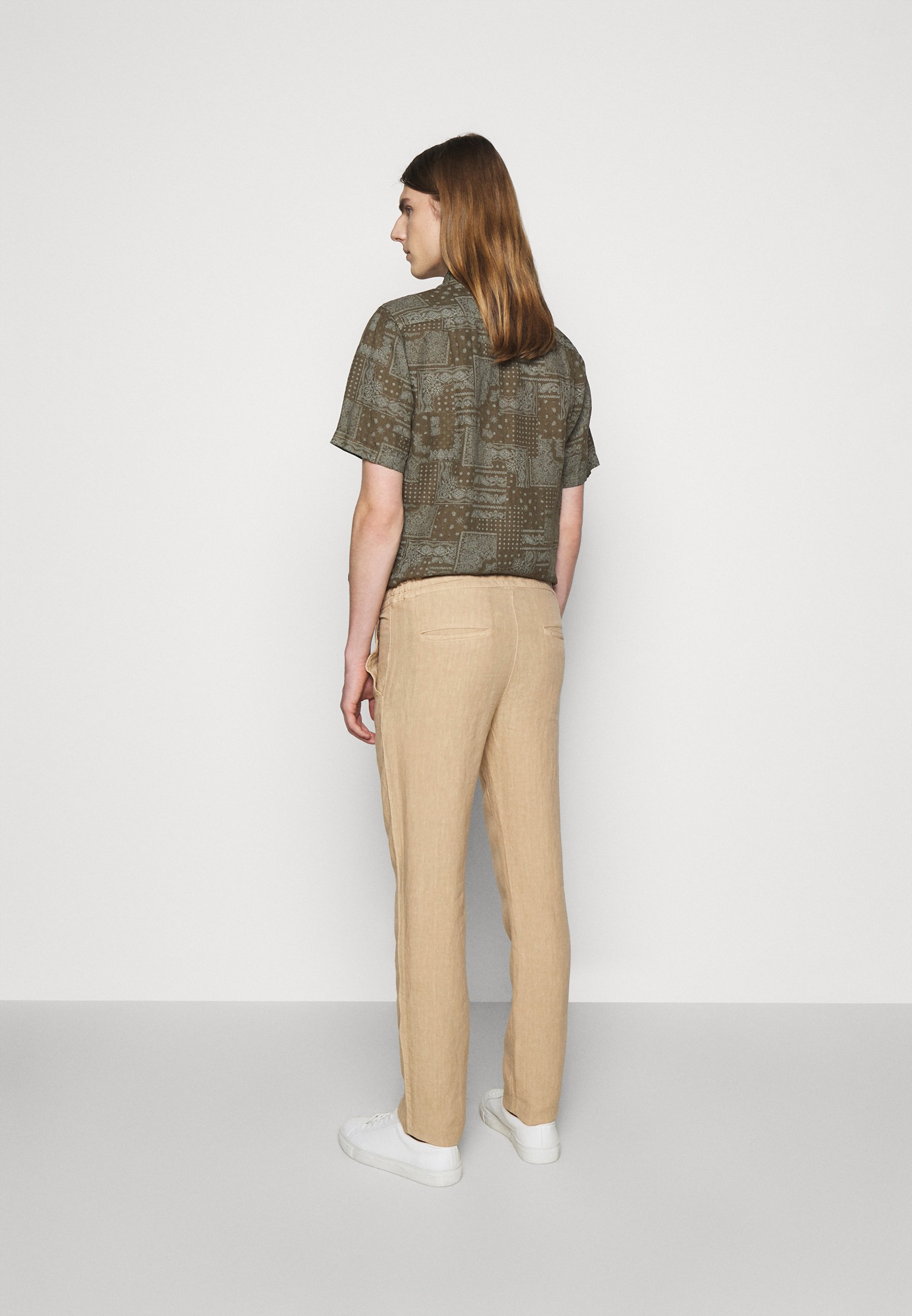 120% Lino TROUSERS - Pantaloni - cookie/beige - Zalando.it
