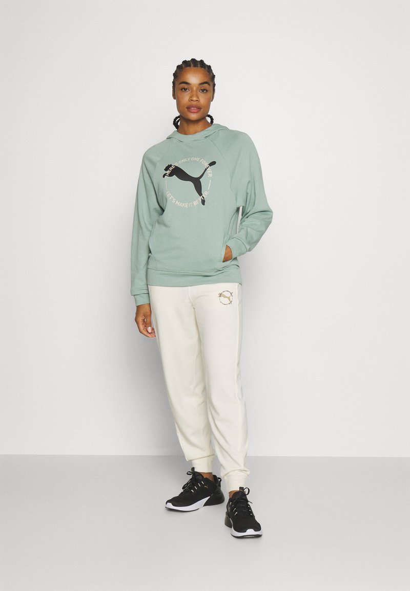 Puma BETTER SPORTSWEAR HOODIE - Sweat à capuche - green fog/vert -  ZALANDO.FR