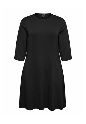 Vero Moda Curve, DRESS VMCHALI SHORT DRESS - Jerseykjole - black
