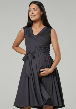 Jersey dress - graphite