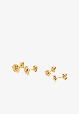 PURELEI, PURELEI OHRRING SET FLOWER 2PACK - Ohrringe - gold-coloured