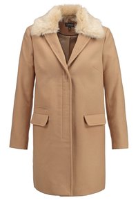 Topshop Krátký kabát - light brown