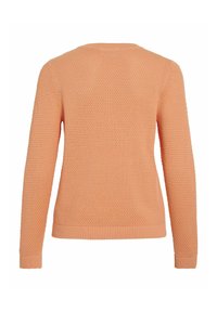 VILA VIDALO O-NECK - Stickad tröja - cadmium orange