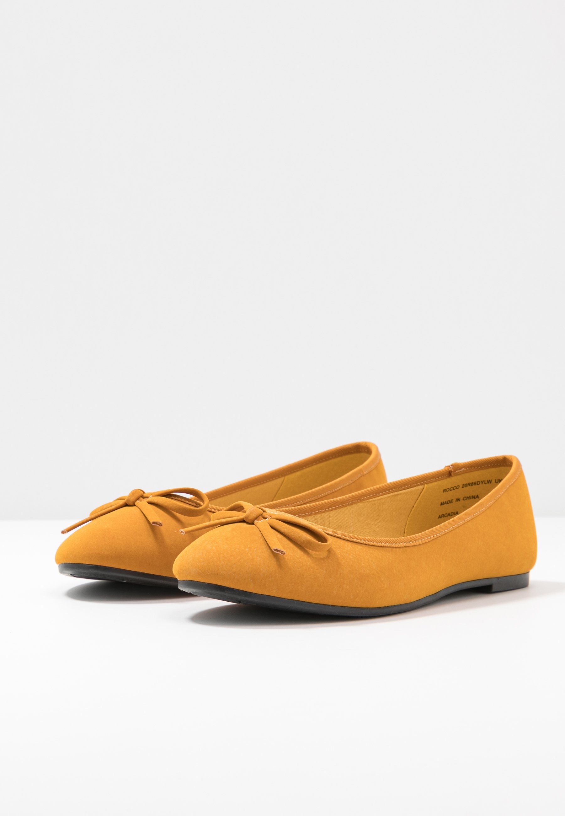 WIDE FIT ROCCO Ballerinaskor mustard WIDE FIT ROCCO Ballerinaskor mustard