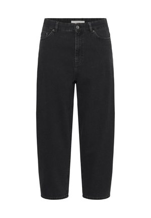 InWear, HARFINAIW KARFINA BARREL JEANS - Pernera ancha - black