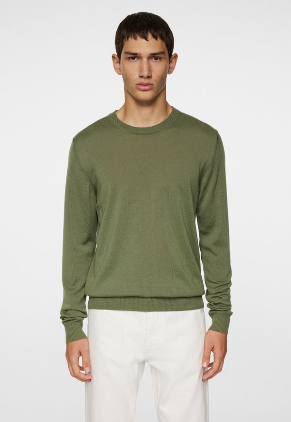 CREW NECK - Jumper - olivine