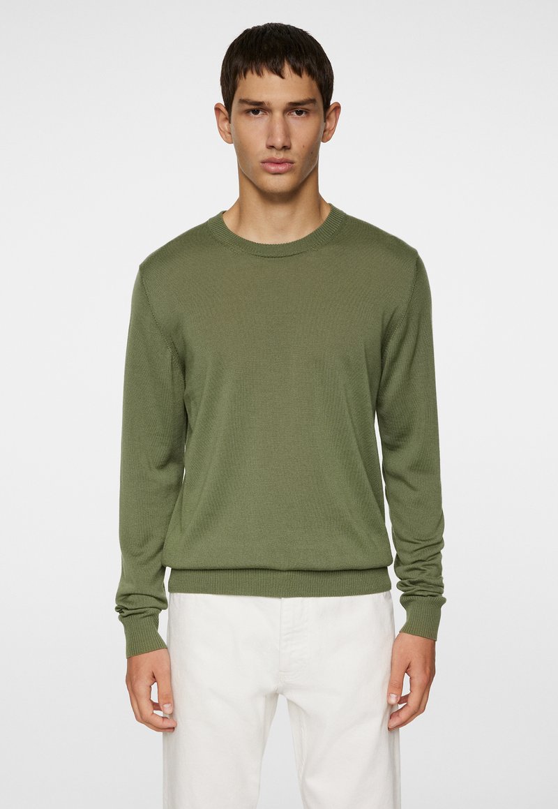 J.LINDEBERG - CREW NECK - Pullover - olivine, Agrandir