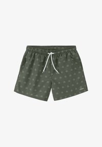 Geselecteerd, olive creme print