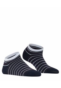 FALKE Stripe Shimmer - Calze - dark navy
