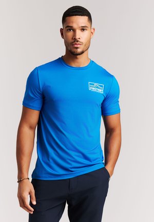 T-shirt print - cali blue