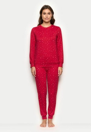 STARDUST SET - Pyjamas - red with print