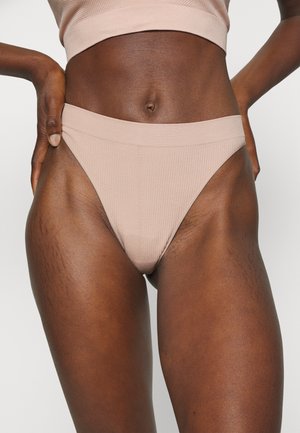 SEAMLESS HIGH CUT BRASILIANO 3 PACK - Onderbroeken - black/new latte/pink orchid