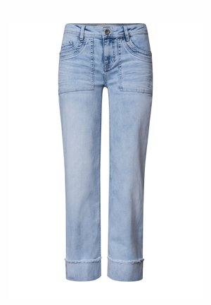 Street One, MID WAIST STRAIGHT LEG JEANS IM CASUAL FIT - Jean droit - ultra bleached random wash