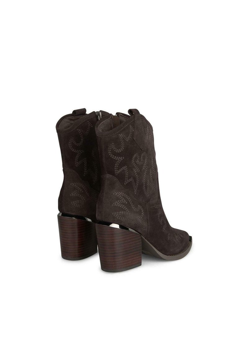 Alma en Pena Enkellaarsjes met hoge hak marrón oscuro