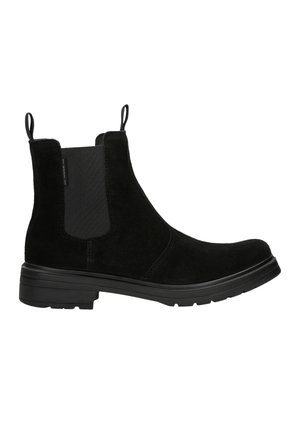 Kotníkové boty na platformě - black