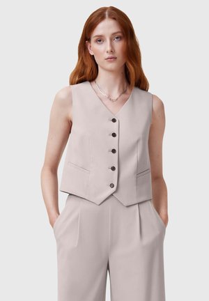 ALEIDA - Waistcoat - greige brown