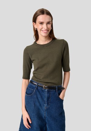 SLSPINA  - Basic T-shirt - grape leaf
