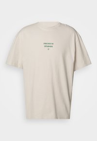 JPRBLAHARVEY INFO TEE CREW NECK UNISEX - Tricou cu imprimeu - moonbeam
