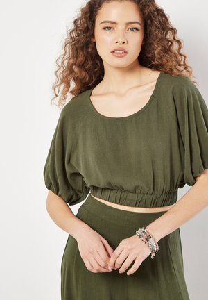Blouse - khaki