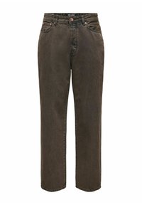 ONSFADE MID RISE - Laisvo kirpimo džinsai - brown stone