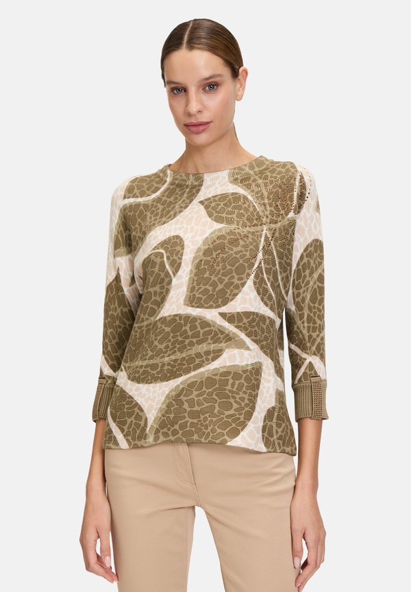 Strickpullover - khaki nature