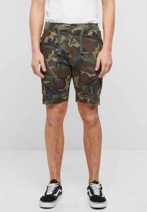 Brandit PACKHAM VINTAGE - Kratke hlače - woodland