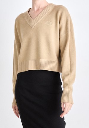 Strickpullover - beige