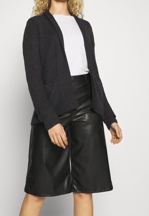 Strickjacke - mottled grey