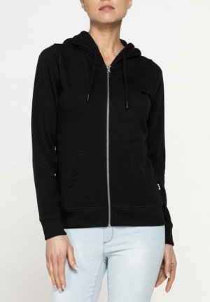 Carrera Jeans FULL-ZIP HOODIE - Felpa con zip - nero