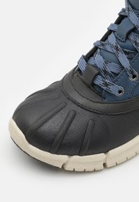 Geox FLEXYPER BOY ABX - Stivaletti stringati - denim/black