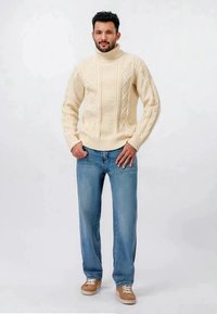 Pier One CABLE KNIT - Pulóver - beige