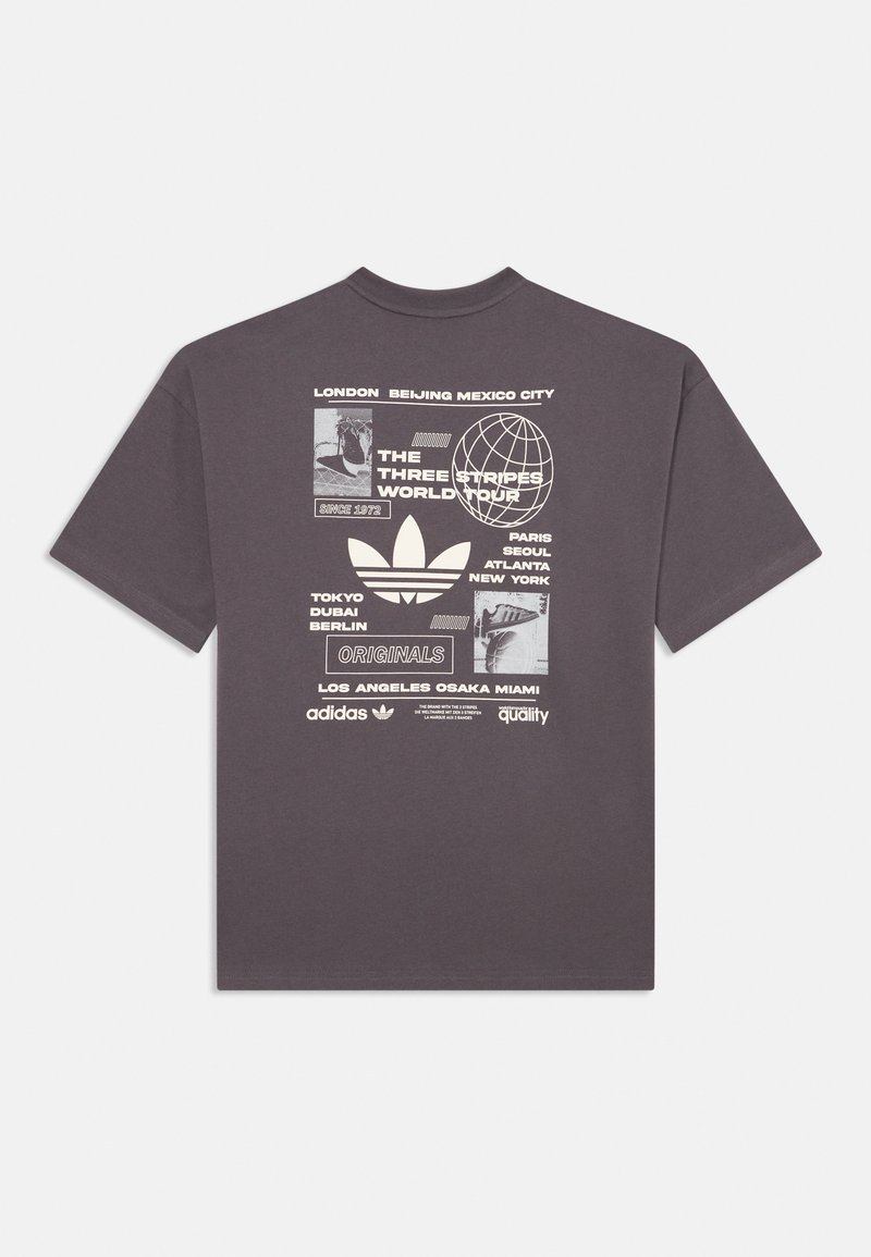 adidas Originals TOUR TEE OVERSIZE UNISEX Print T-shirt grey