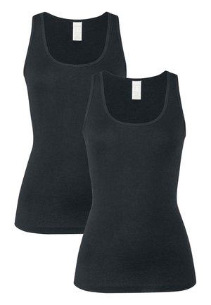 TANK RUNDHALS 2ER-SET - Boxershorts - schwarz