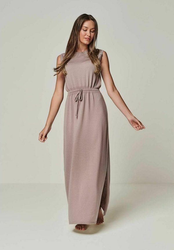 CLEA- MERINO STRICKKLEID - Maxikleid