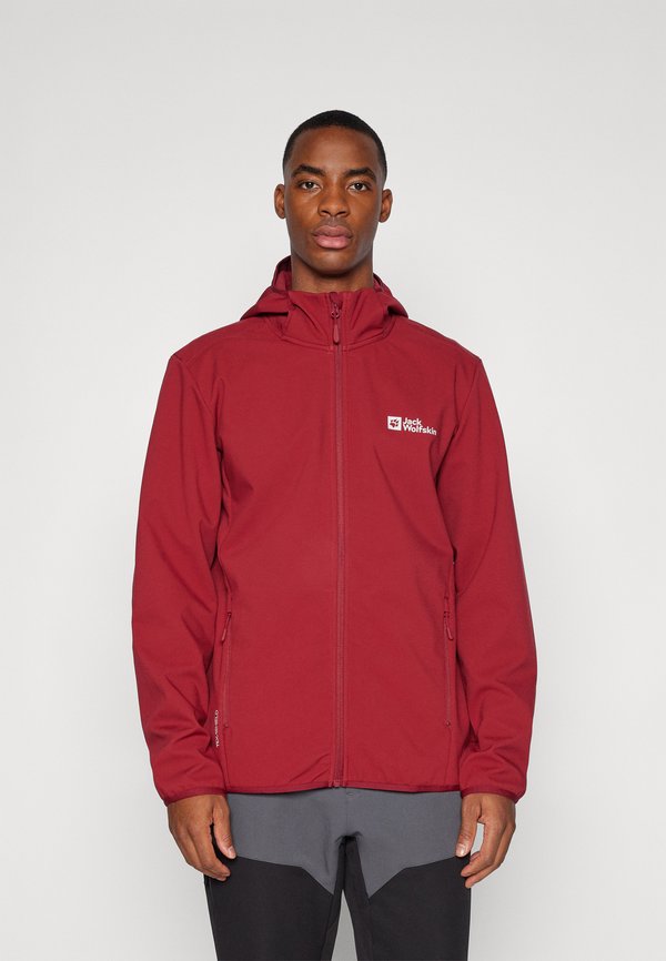 BORNBERG HOODY - Softshelljacke - deep ruby