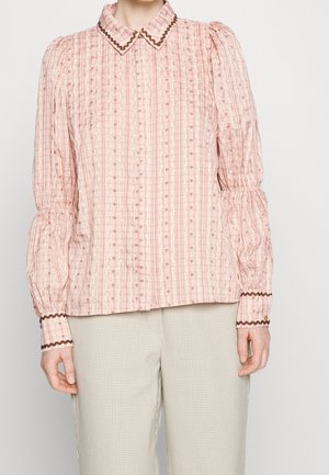 Button-down blouse - light pink