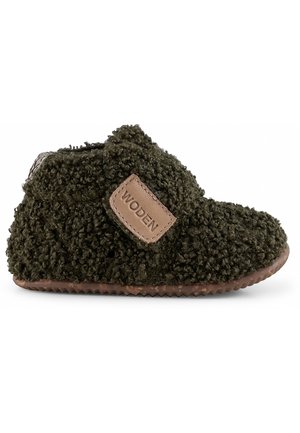 WODEN  KIM TEDDY - Babyschoenen - olivgrün