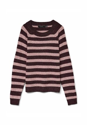 Vero Moda VMDOFFY LS O-NECK GA NOOS - Jumper - winetasting