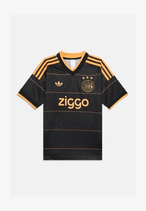adidas Originals, AJAX AMSTERDAM AWAY KIDS UNISEX - T-shirt de sport - black/hazy orange