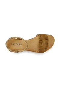 LASCANA Riemensandalette - camelfarben