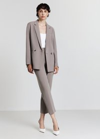 Calliope Pantalon classique - fango melange