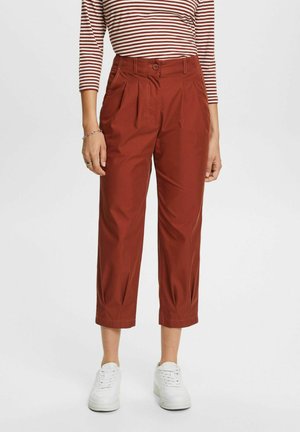 Trousers - rust brown