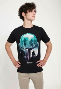 Henry Tiger STAR WARS: THE MANDALORIAN MOFF SUNSET UNISEX - Camiseta estampada - black