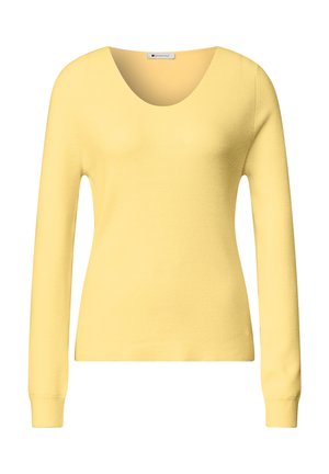 Street One, LANGARM PULLOVER MIT V-AUSSCHNITT - Pullover - sunbeam yellow