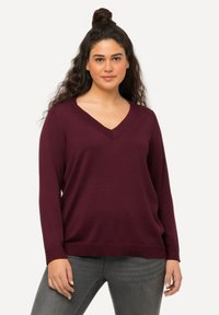 Ulla Popken Maglione - dunkle beere