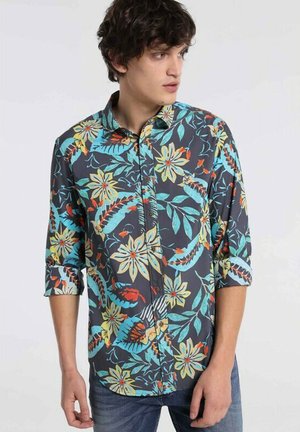 LANGE ARMEL FULL PRINT TROPICAL COLOR KOMPFO - Chemise - gedruckt