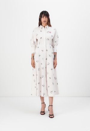 ASIMINA - Blusenkleid - bianco/nero