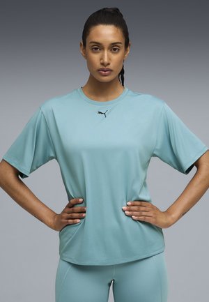 Puma, W TAD ESSENTIAL RELAXED TEE - T-shirt de sport - baltic sea blue
