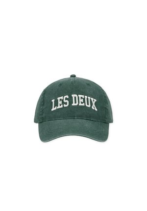 Les Deux, COLLAGE WASHED SOFT BASEBALL - Casquette - green