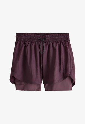 Next, HIGH WAISTED 2-IN-1 SPORT SHORTS. - REGULAR FIT - 2-in-1 Shorts - plum purple